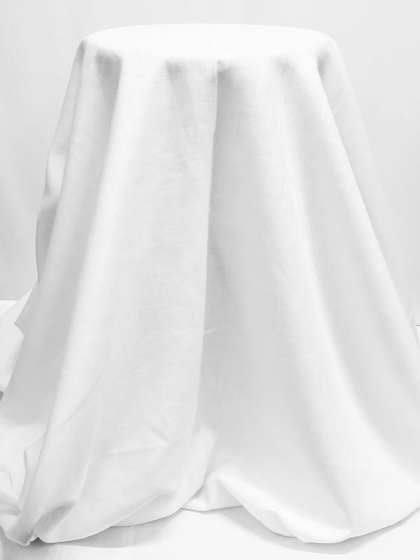 Snow White 100% Linen Mid-Weight Woven 57W