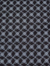 Black/Middle Gray Cotton/Lycra Stylized Diagonal Plaid Print Stretch Poplin Shirting 54W