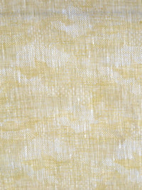 Light Goldenrod/Off-White 100% Linen Abstract Jacquard Design Shirt Weight Woven 58W