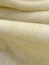 Light Goldenrod/Off-White 100% Linen Abstract Jacquard Design Shirt Weight Woven 58W