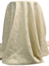 Light Goldenrod/Off-White 100% Linen Abstract Jacquard Design Shirt Weight Woven 58W