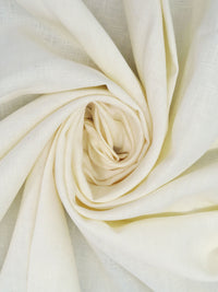 Cream 100% Linen Shirt-Weight Woven 59W