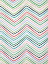 Eggshell/Multi 100% Rayon Irregular Wide Chevron Print Challis 54W