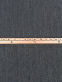 Middle Gray/Dark Gary/Muted Black Wool/Cotton Faint Vertical Stripe Weave Suiting 62W