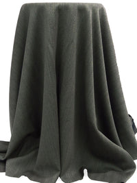 Middle Gray/Dark Gary/Muted Black Wool/Cotton Faint Vertical Stripe Weave Suiting 62W