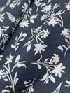 Independence Blue/White 100% Rayon Floral Print Challis 54W