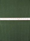Deep Moss Green/Lamb's Ear Green 100% Linen Vertical Stripe Shirt Weight Woven 60W