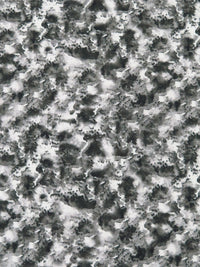 Charcoal/White/Gray 100% Recycled Viscose Abstract Print Shirt Weight Woven - Ecoliva - 58W