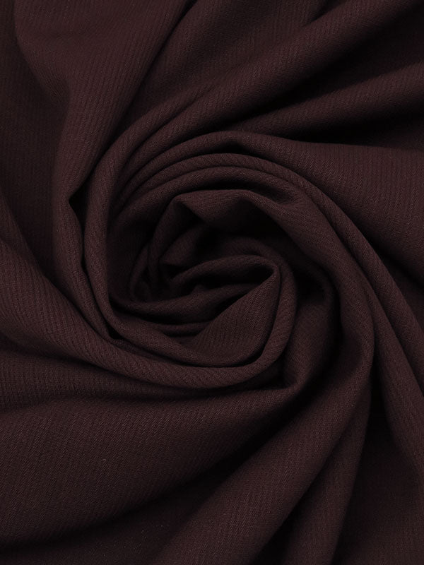 Baked Plum 100% Wool Novelty Vertical Pinstripe Weave Tropical Weight Suiting 58W