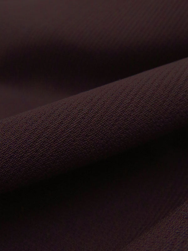 Baked Plum 100% Wool Novelty Vertical Pinstripe Weave Tropical Weight Suiting 58W