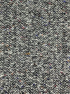 Dark Gunmetal/Off-White/Multi Wool/Polyester Chevron-Look Weave Heavy Suiting 58W