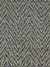 Muted Black/Stone Wool/Polyester Chevron-Look Weave Heavy Suiting/Coating 58W