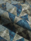 Stoney Beige/Deep Pacific Blue/Charcoal/Multi 100% Rayon Mottled Diamond Print Shirt Weight Woven - Ecoliva - 56W