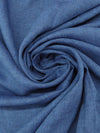 Azure/Navy/Dusty Pale Cerulean 100% Linen Cross-Dyed Shirt Weight Woven 56W