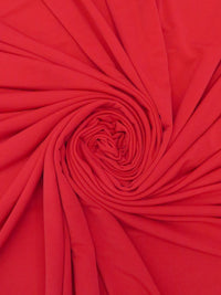 Scarlet Polyester/Lycra ITY Knit - Made In Korea - 58W