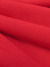Scarlet Polyester/Lycra ITY Knit - Made In Korea - 58W