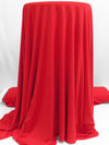 Scarlet Polyester/Lycra ITY Knit - Made In Korea - 58W