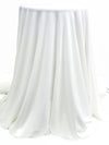 Eggshell White Polyester/Lycra ITY Knit - Made In Korea - 56W