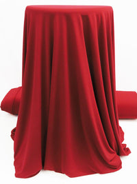 Tomato Red Polyester/Lycra ITY Knit - Made In Korea - 58W