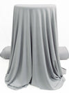 Silver Coin Gray Polyester/Lycra ITY Knit - Made In Korea - 58W