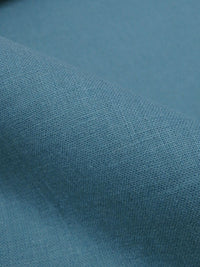 Storm Blue 100% Linen Shirt Weight Woven 56W