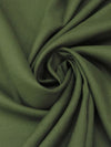 Deep Forest Green 100% Linen Shirt Weight Woven 55W