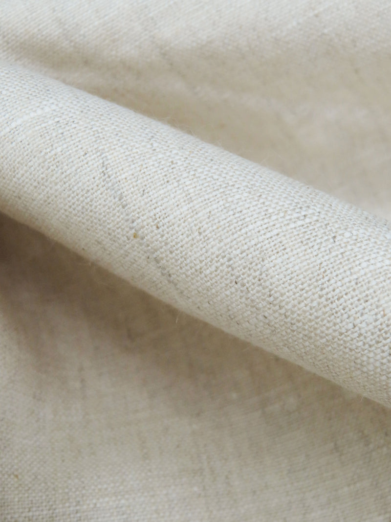 Oyster 100% Linen Mid-Weight Woven 58W