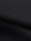 Black 100% Linen Mid-Weight Woven 58W