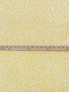 Lemon Zest/White 100% Rayon Ditsy Floral Print Challis 54W