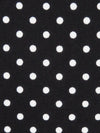 Black/White Polyester/Lycra Small Polka Dot Print ITY Knit - NY Designer - 56W