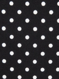 Black/White Polyester/Lycra Small Polka Dot Print ITY Knit - NY Designer - 56W