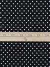 Black/White Polyester/Lycra Small Polka Dot Print ITY Knit - NY Designer - 56W