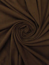 Chocolate Cotton/Polyester Interlock Knit 56W