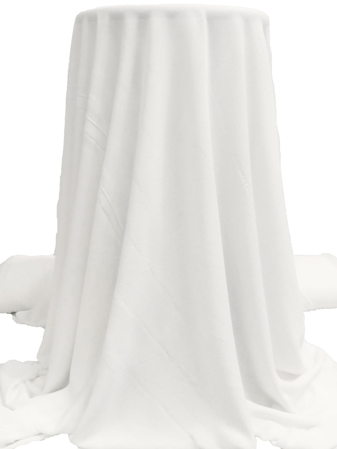 Warm White 100% Polyester Bubble Crepe 59W