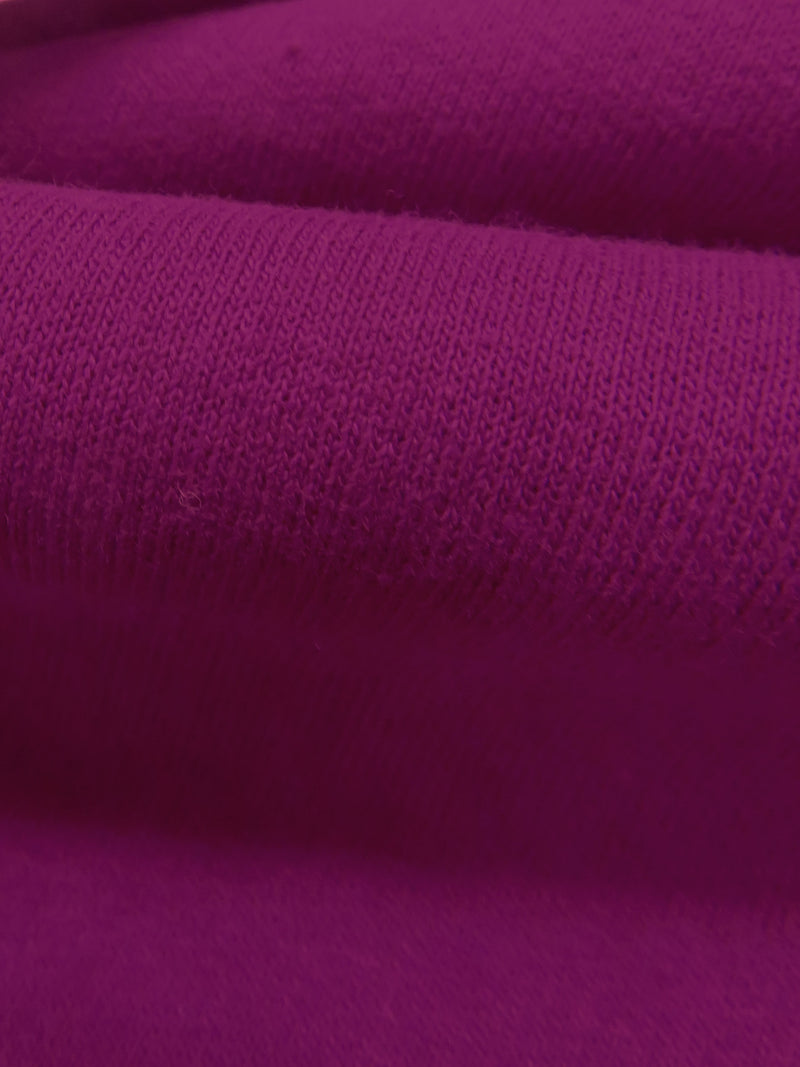 Pansy Purple Cotton/Polyester Sweatshirt Fleece 54W