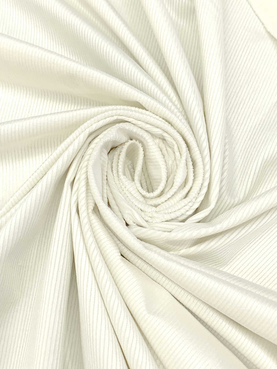 Antique Off-White Cotton/Modal/Lycra Stretch Corduroy - NY Designer - 51W