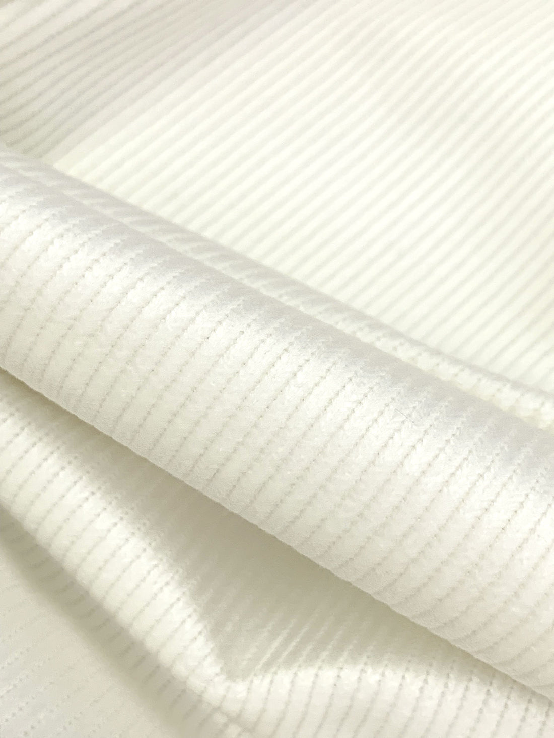 Antique Off-White Cotton/Modal/Lycra Stretch Corduroy - NY Designer - 51W