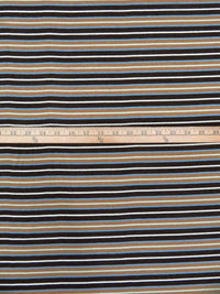 Cocoa Brown/White/Sky Blue/Multi Cotton/Modal/Lycra Ribbed Knit - Michael Stars - 49W
