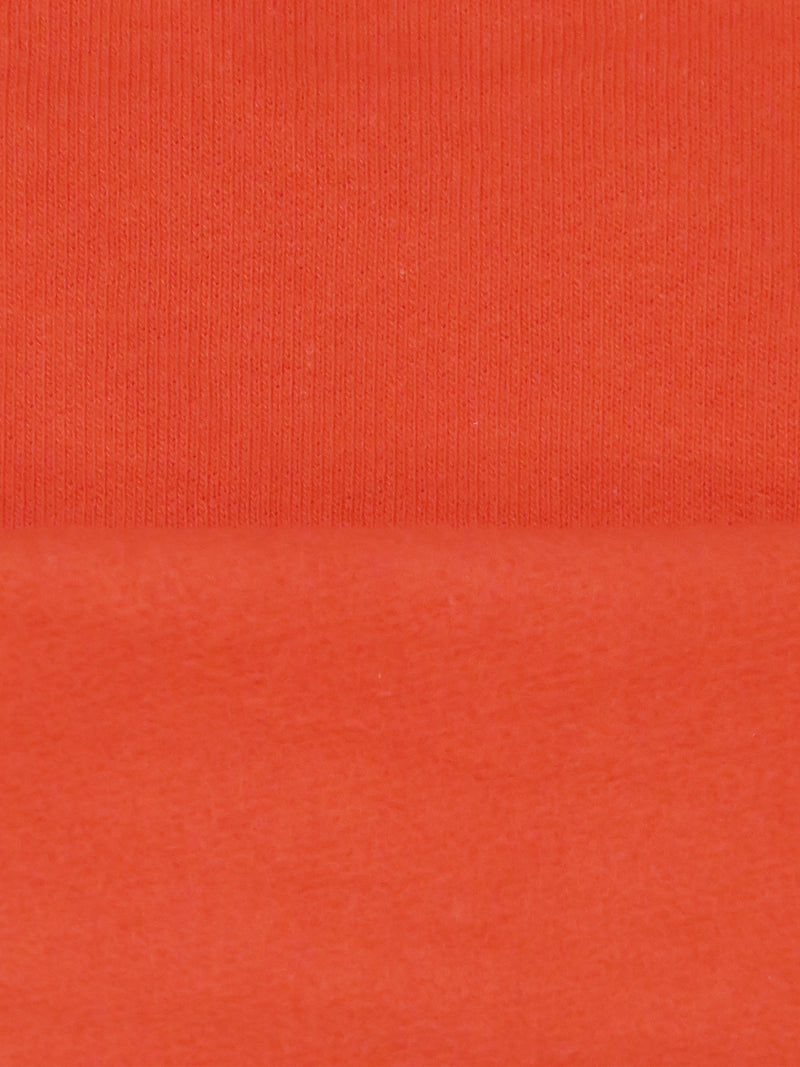 International Orange Cotton/Polyester Sweatshirt Fleece 62W