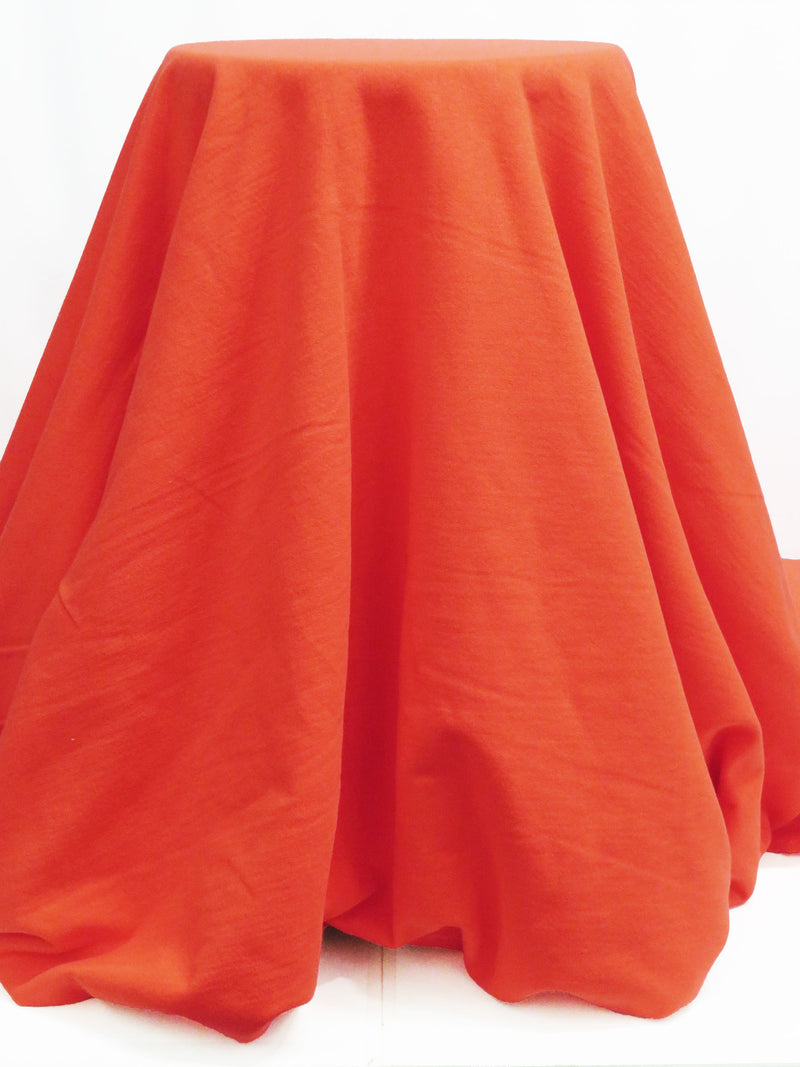 International Orange Cotton/Polyester Sweatshirt Fleece 62W