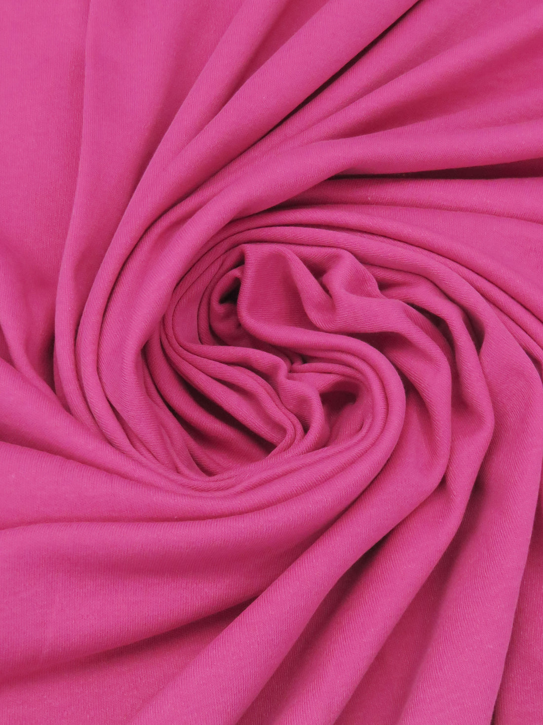 Raspberry Pink Cotton/Polyester Interlock Knit 60W