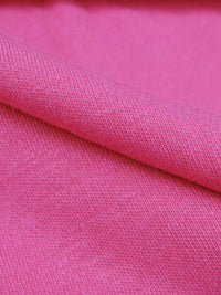 Raspberry Pink Cotton/Polyester Interlock Knit 60W