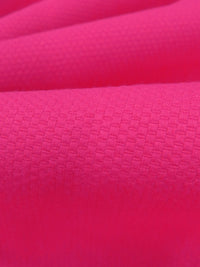 Raspberry Cotton/Polyester Pique Bottom Weight Woven 58W