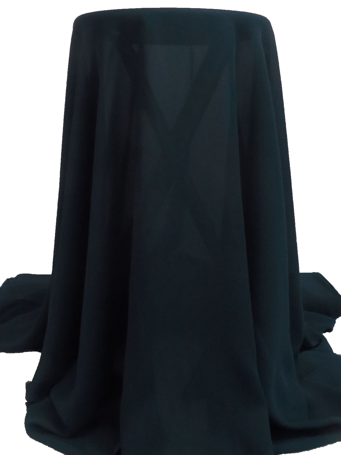 Muted Midnight Navy 100% Polyester Crepe Blouse Weight Woven 57W