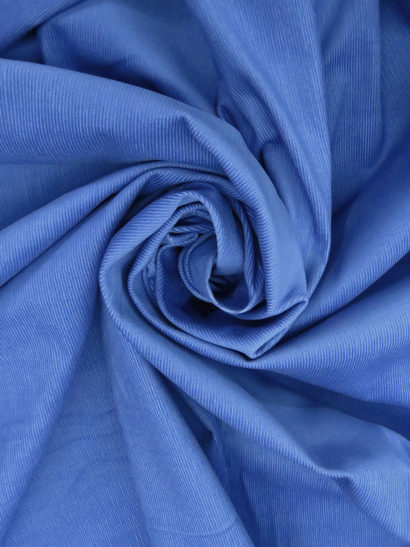 Dark Cornflower 100% Cotton Corduroy 60W