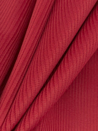 Raspberry Red Cotton/Modal/Lycra Stretch Corduroy - NY Designer - 52W