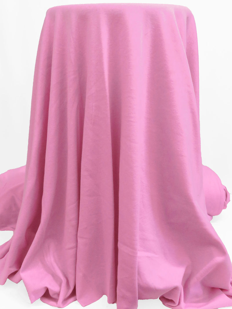 Flamingo Pink Cotton/Polyester Interlock Knit 56W