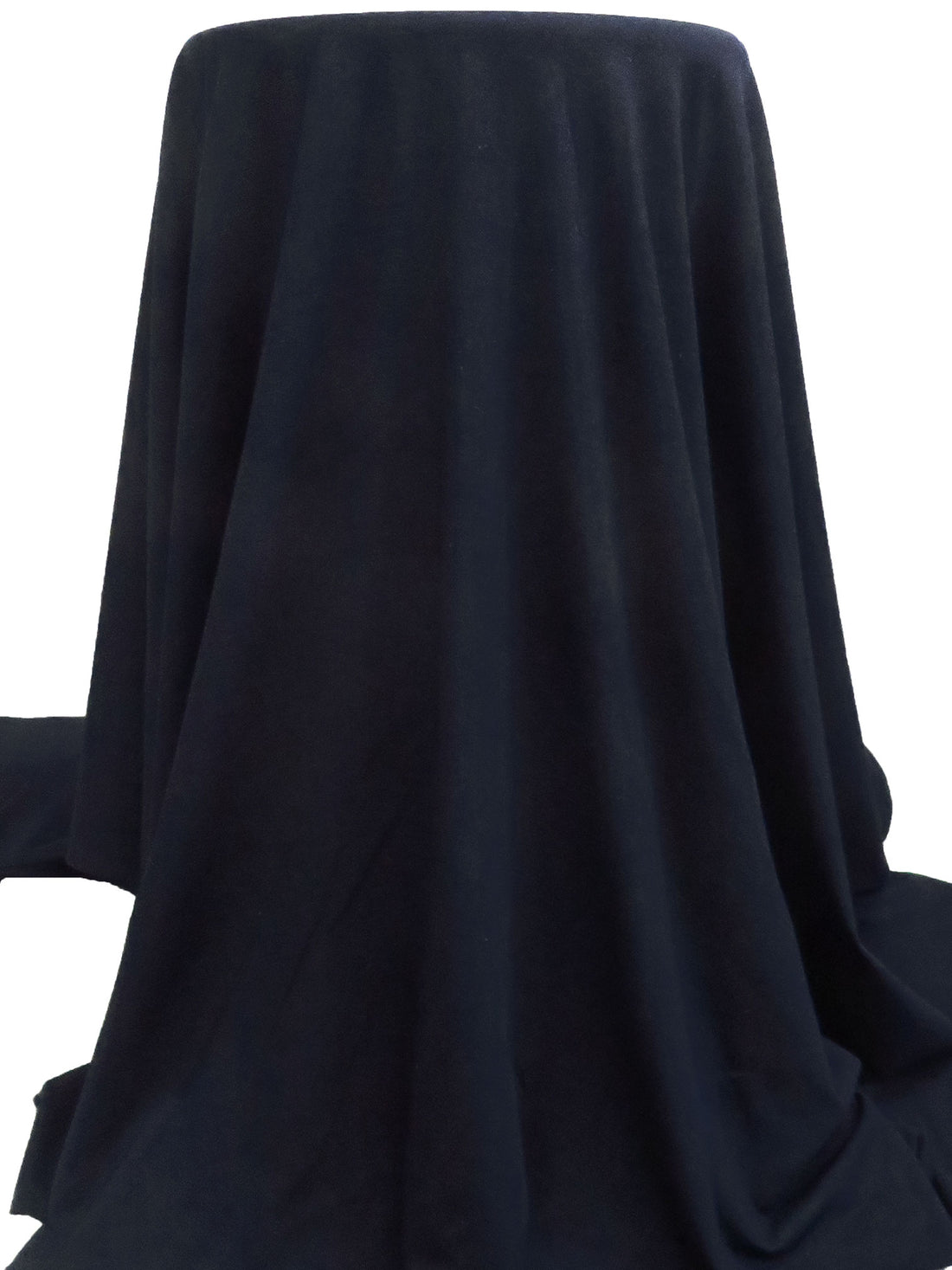 Muted Midnight Navy Rayon/Lycra Heathered Jersey Knit 60W