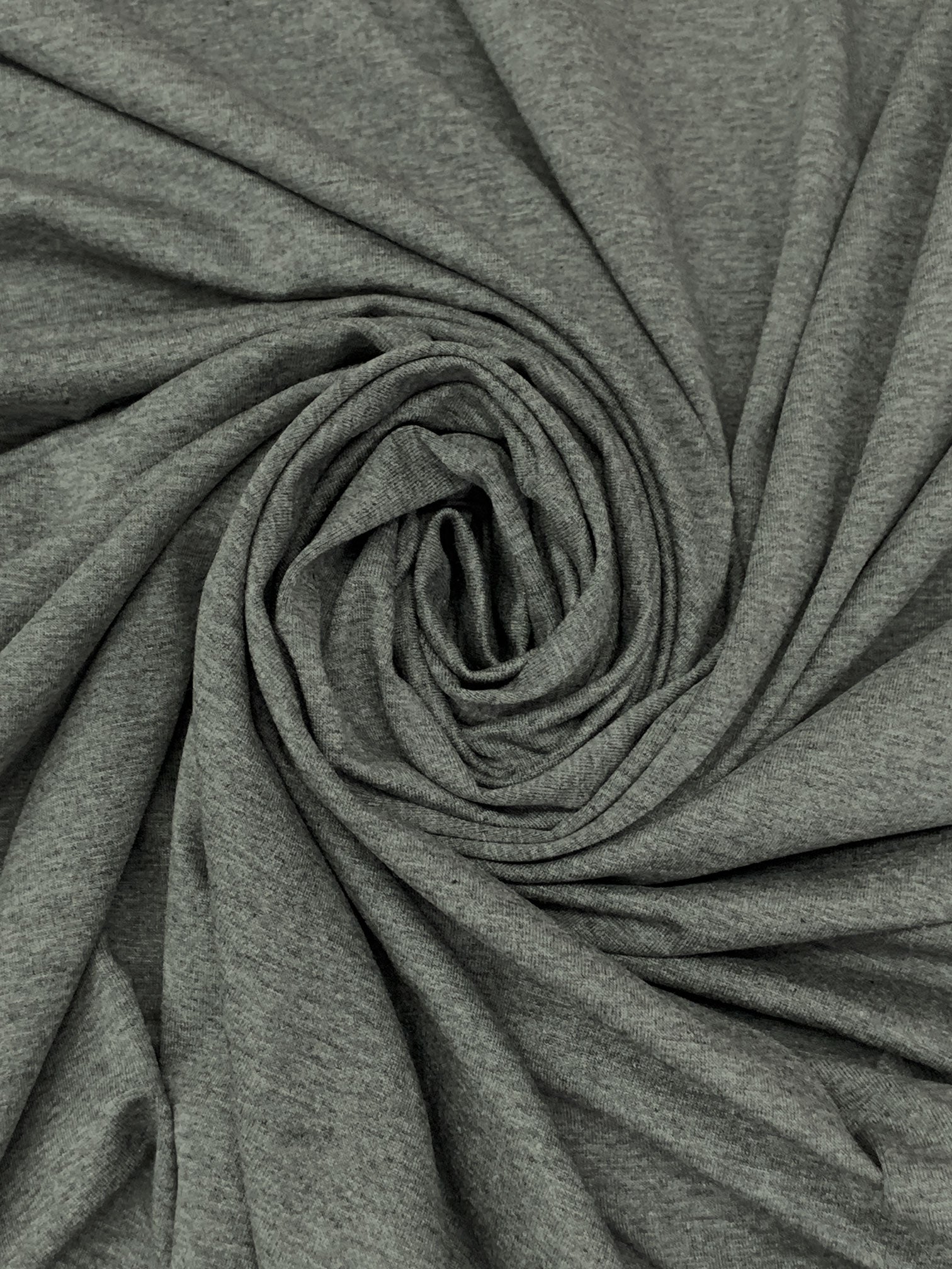 Middle Gray Rayon/Lycra Heathered Jersey Knit 62W – Fabric Mart