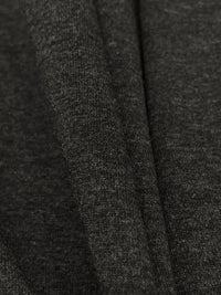 Charcoal Rayon/Lycra Heathered Jersey Knit 60W